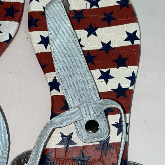 Lane Bryant Flag Inspired Patriotic Sandals - Picture 4 of 8